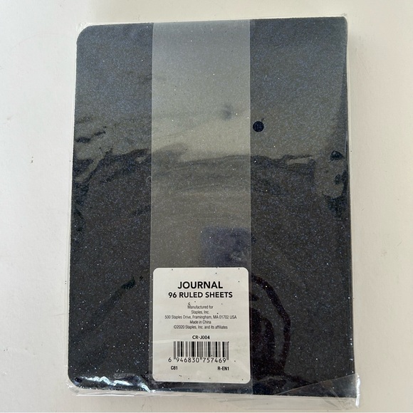 BLUE GLITTER HARDBOUND JOURNAL NWT - Picture 2 of 9